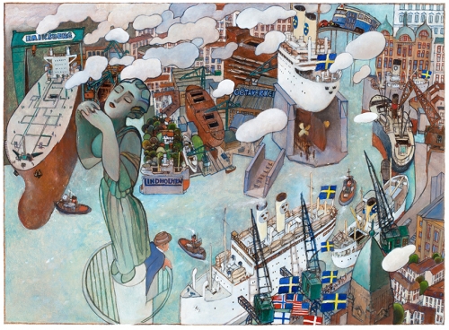 Hamnen Göteborg – Lennart Borgelöv